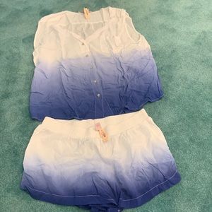 Blue Ombre Size L NWT